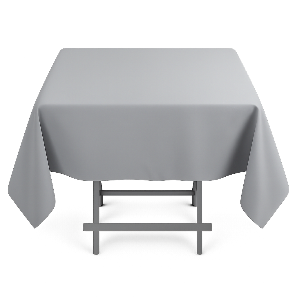 Premium Polyester Square Tablecloth 54"x54" - 220GSM - By TCF Linens