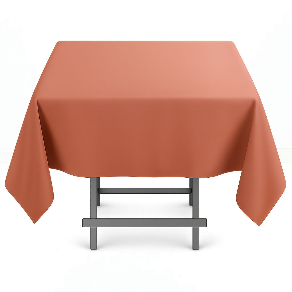 Premium Polyester Square Tablecloth 54"x54" - 220GSM - By TCF Linens