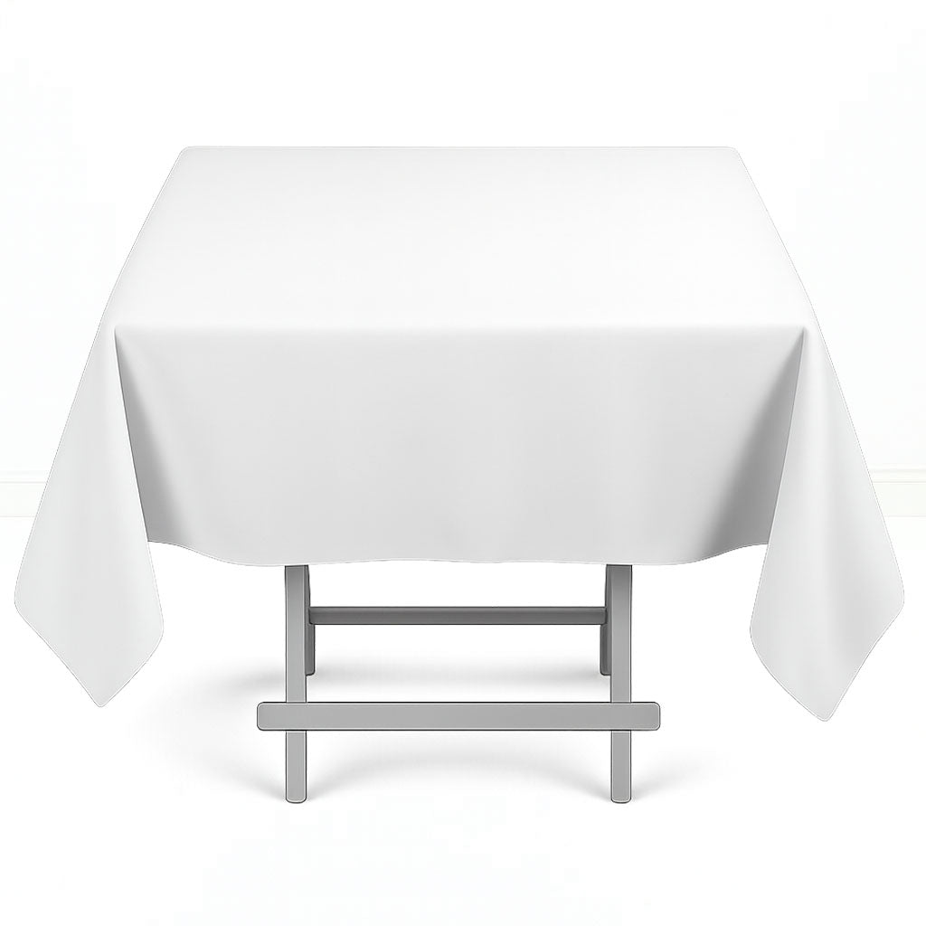 Premium Polyester Square Tablecloth 54"x54" - 220GSM - By TCF Linens