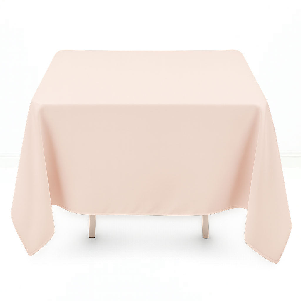 Premium Polyester Square Tablecloth 70"x70" - 220GSM- By TCF Linens