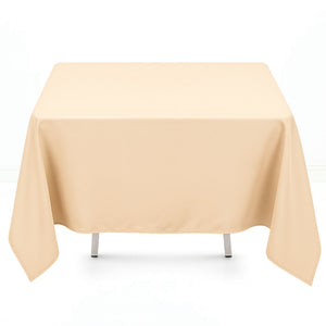 Premium Polyester Square Tablecloth 70"x70" - 220GSM- By TCF Linens