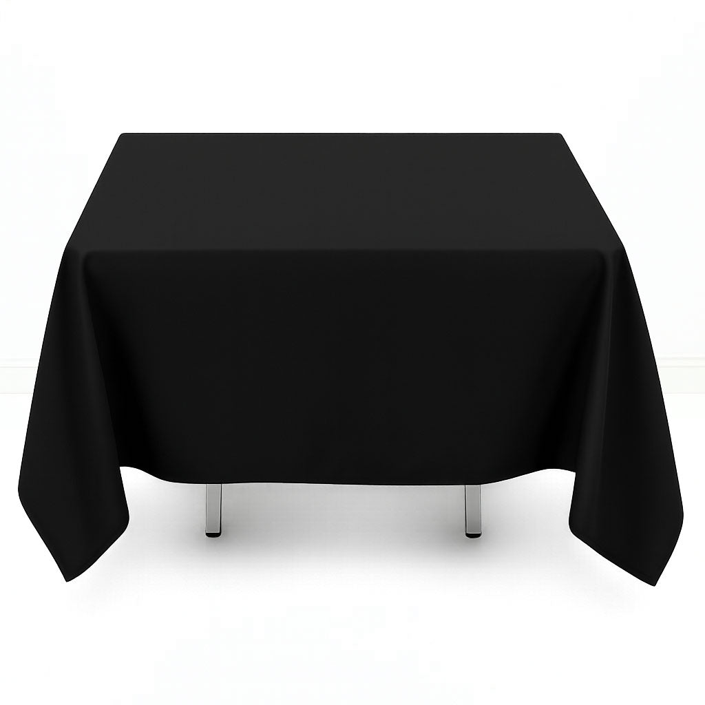 Premium Polyester Square Tablecloth 70"x70" - 220GSM- By TCF Linens