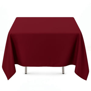 Premium Polyester Square Tablecloth 70"x70" - 220GSM- By TCF Linens