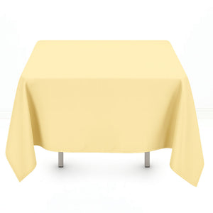 Premium Polyester Square Tablecloth 70"x70" - 220GSM- By TCF Linens