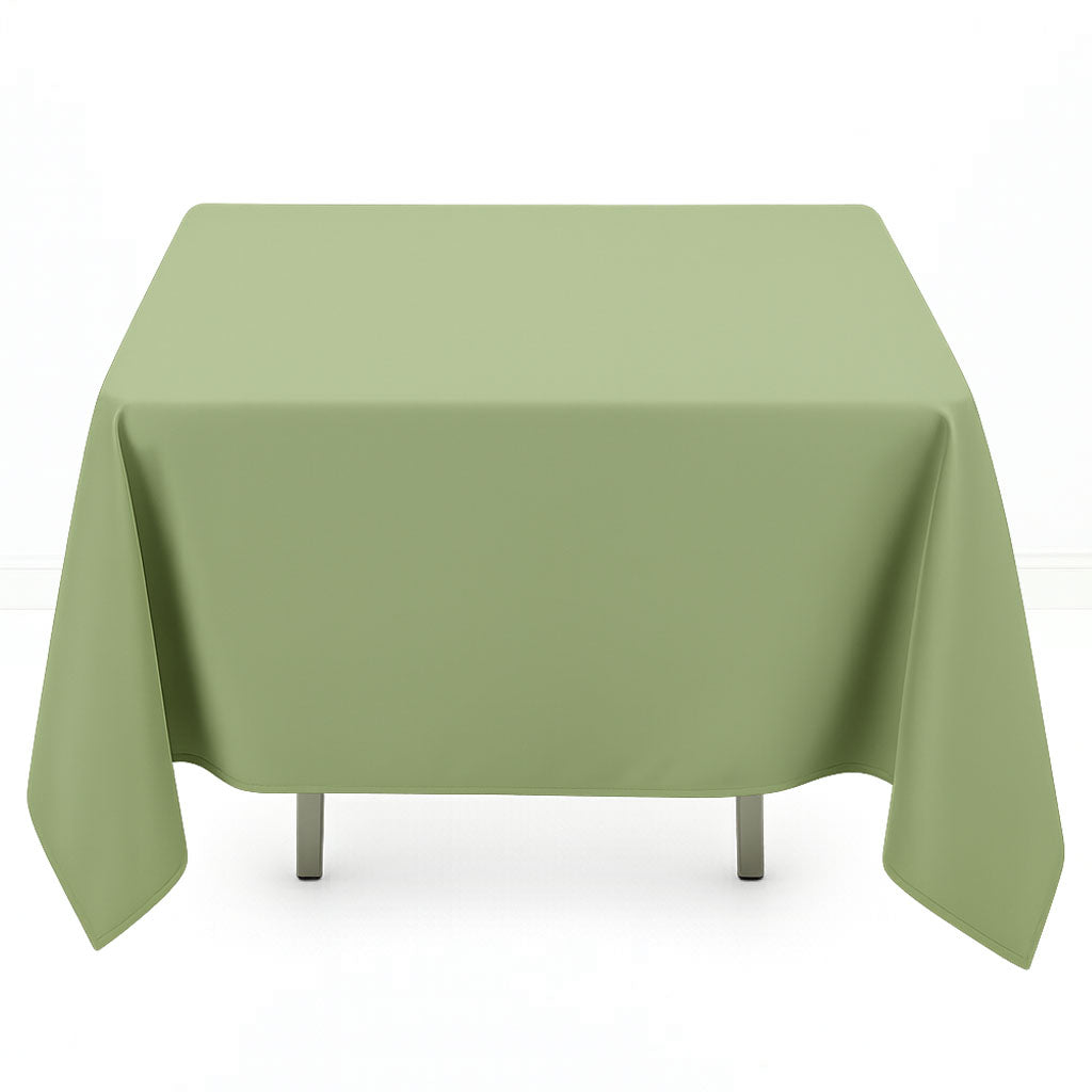 Premium Polyester Square Tablecloth 70"x70" - 220GSM- By TCF Linens