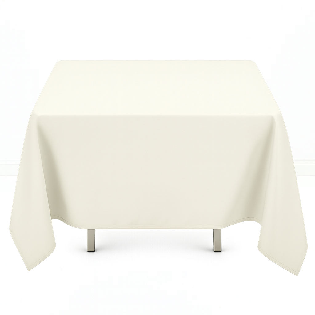 Premium Polyester Square Tablecloth 70"x70" - 220GSM- By TCF Linens