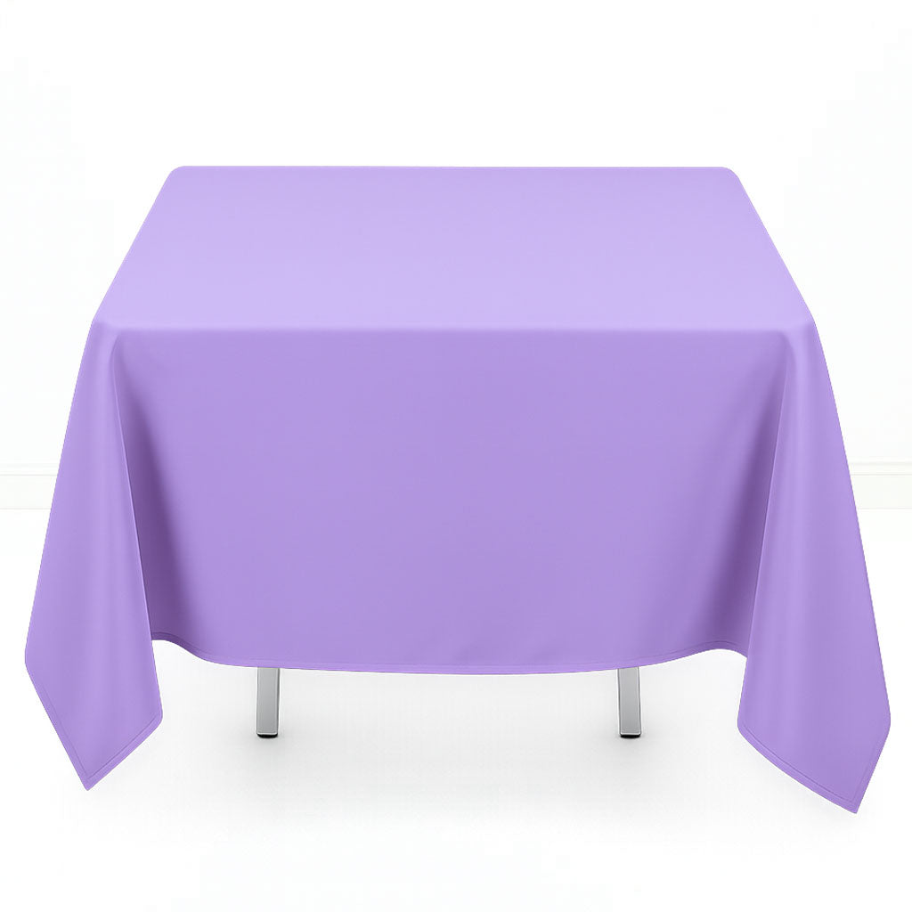 Premium Polyester Square Tablecloth 70"x70" - 220GSM- By TCF Linens