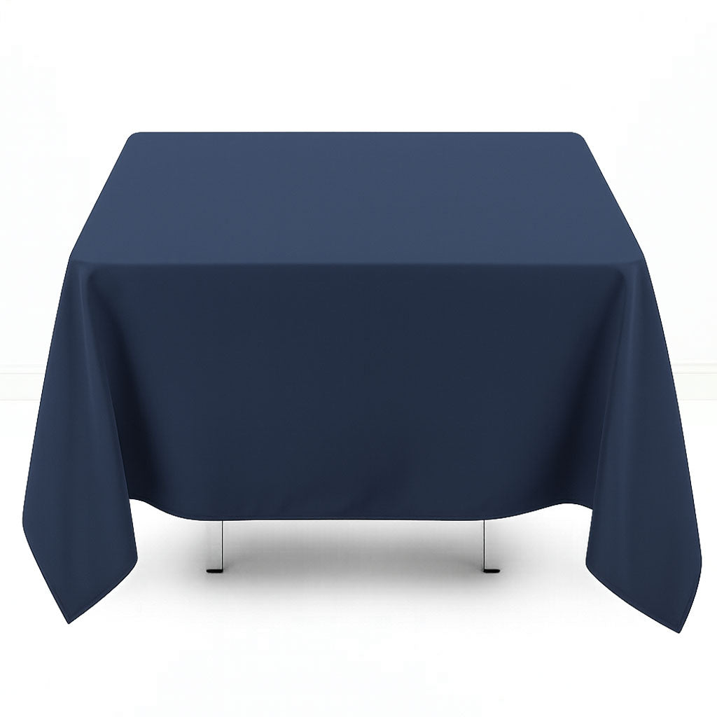 Premium Polyester Square Tablecloth 70"x70" - 220GSM- By TCF Linens