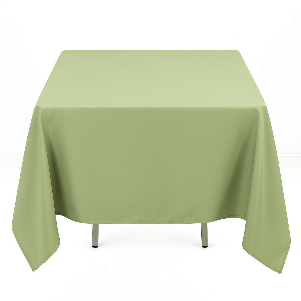Premium Polyester Square Tablecloth 70"x70" - 220GSM- By TCF Linens