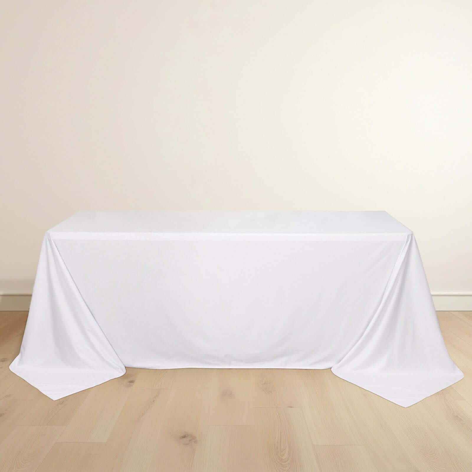Scuba Polyester Rectangular Tablecloth 90"x132" - By TCF Linens