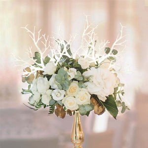10-Pack 14" White Artificial Manzanita Tree Branches - By TCF Linen