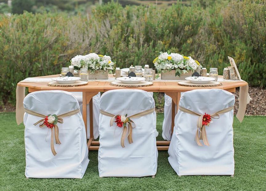Richland Folding Chair Cover White