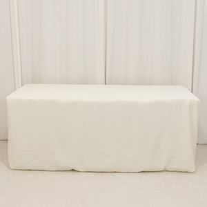 Premium Polyester Rectangle Tablecloth 6ft - 220GSM - By TCF Linens