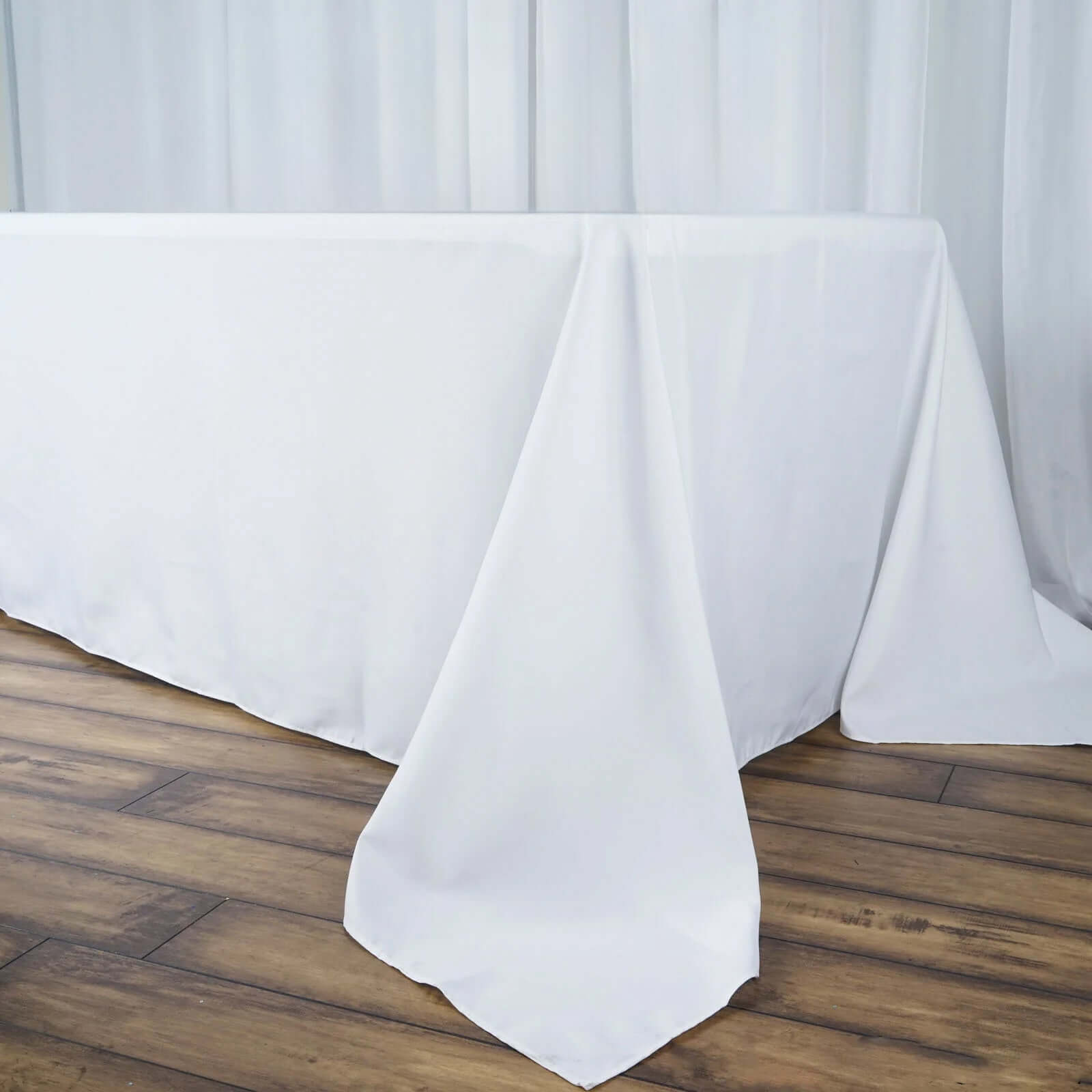 Premium Polyester Rectangle Tablecloth 90"x156" - 220GSM - By TCF Linens