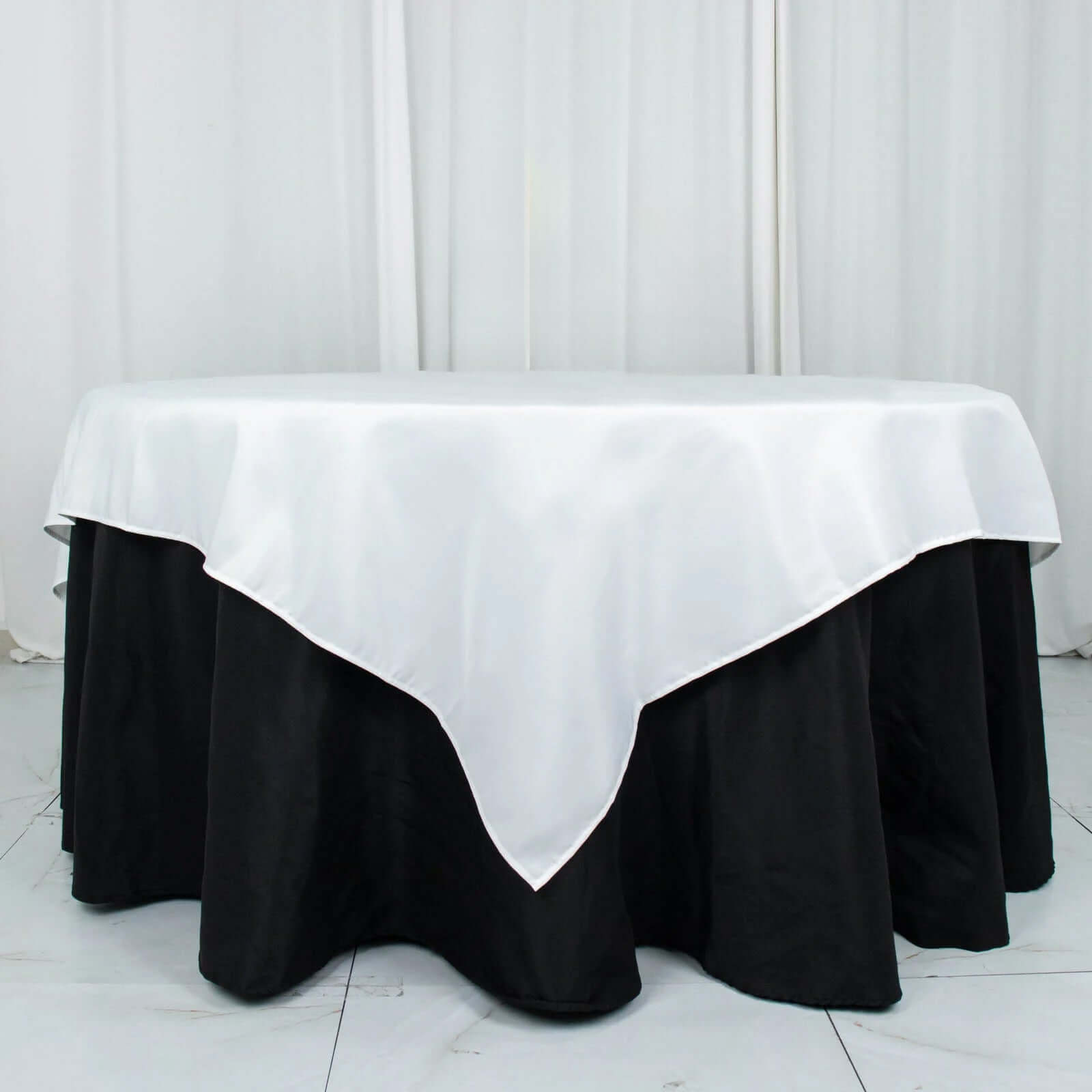 Premium Polyester Square Tablecloth 70"x70" - 220GSM- By TCF Linens