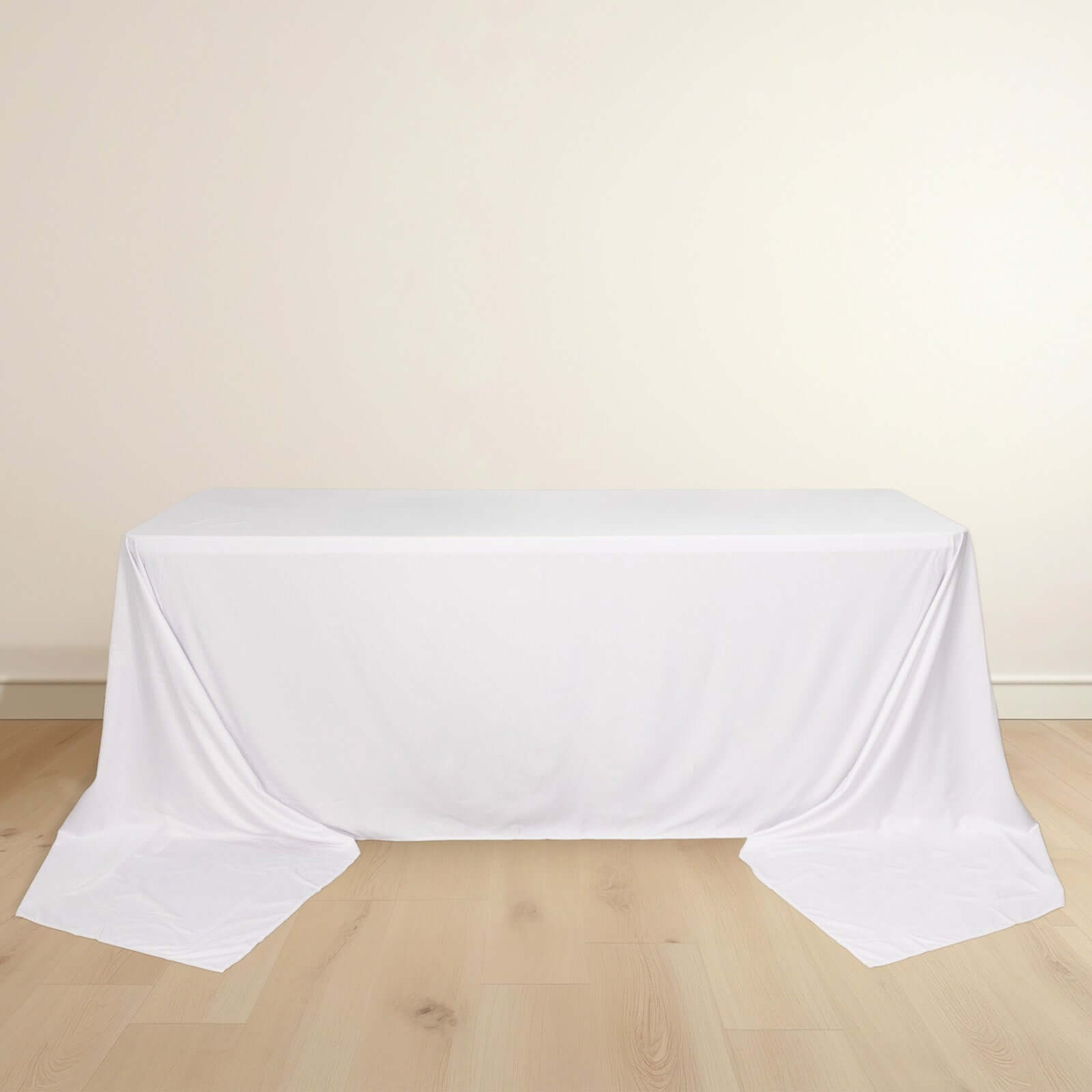 Scuba Polyester Rectangular Tablecloth 90"x156" - By TCF Linens