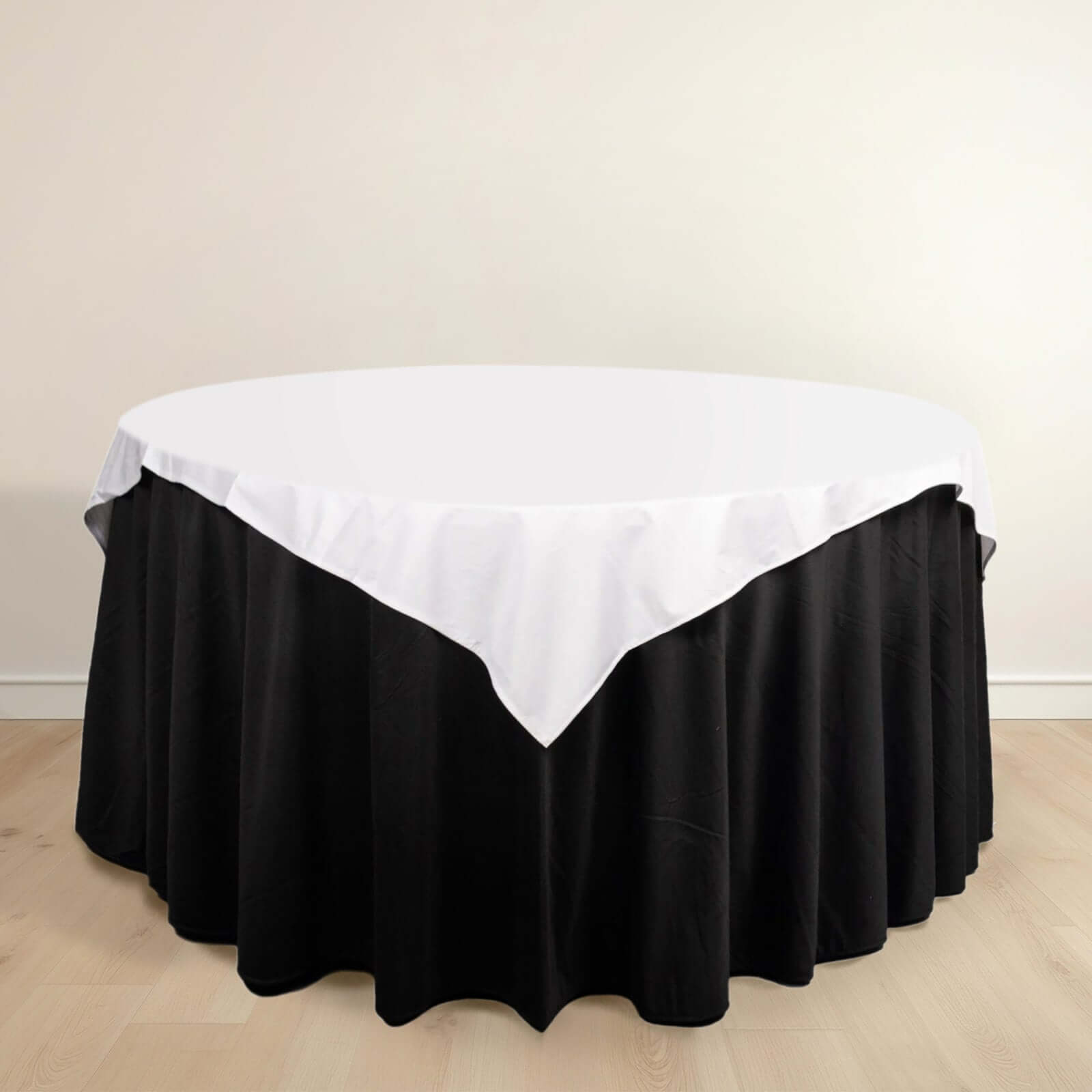 Scuba Polyester Square Tablecloth 54"x54" - By TCF Linens