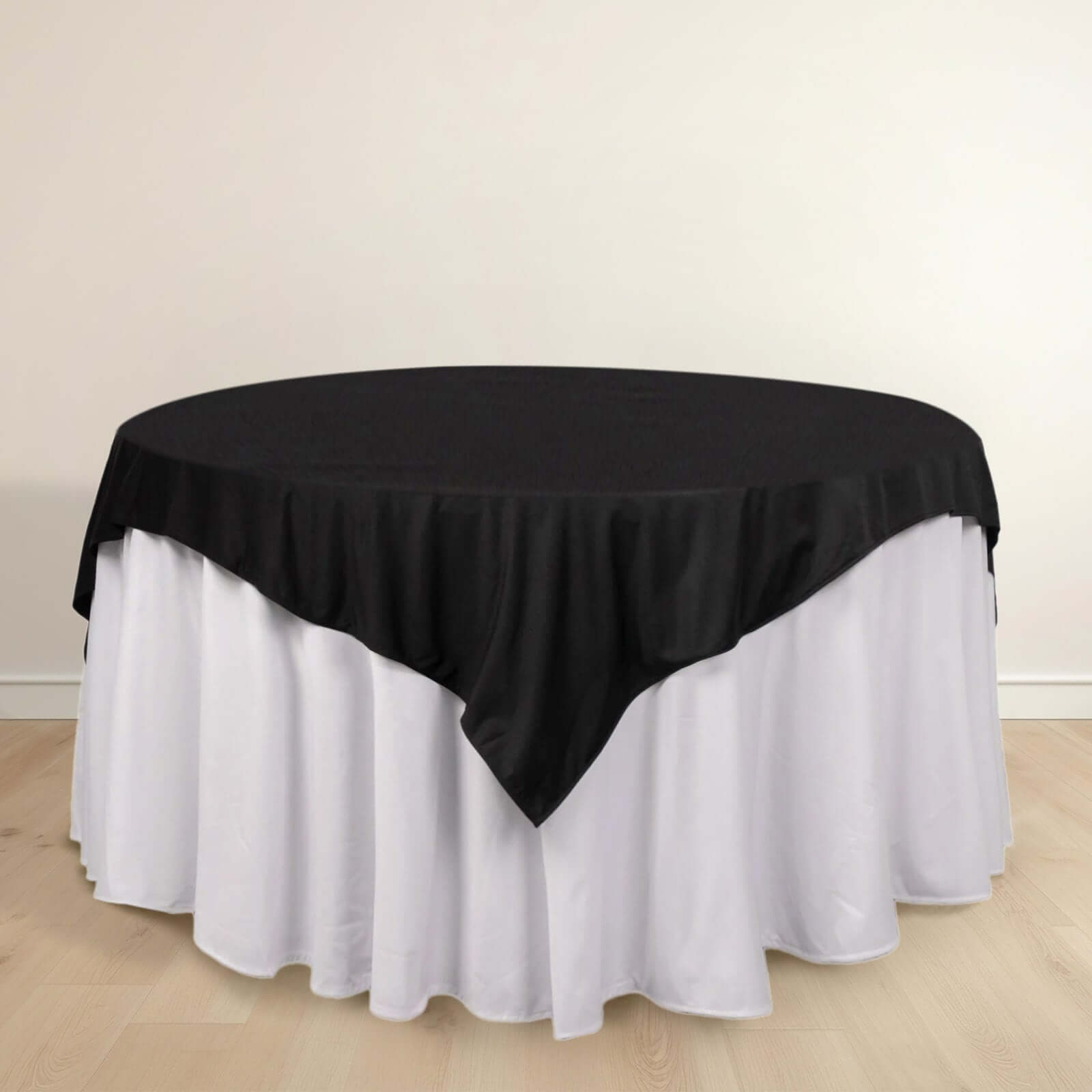 Scuba Polyester Square Tablecloth 70"x70" - By TCF Linens