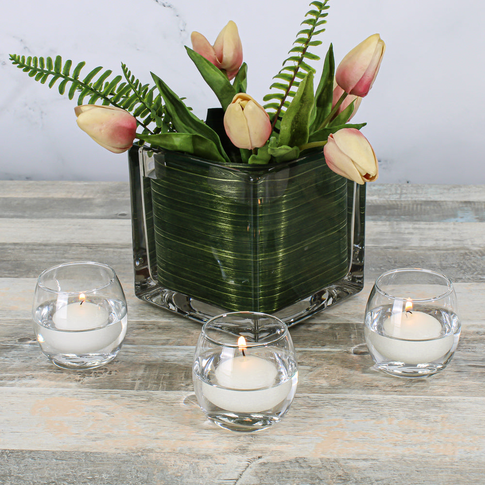 Richland Floating Candles 1.5" White Set of 40