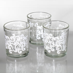 Clouds Lace Votive