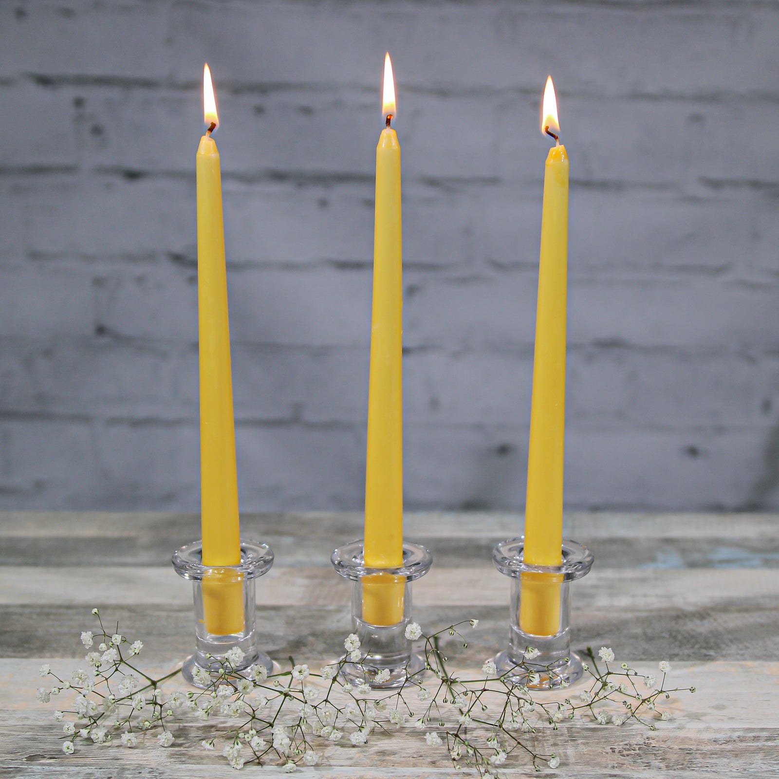 Richland Taper Candles 10" Yellow