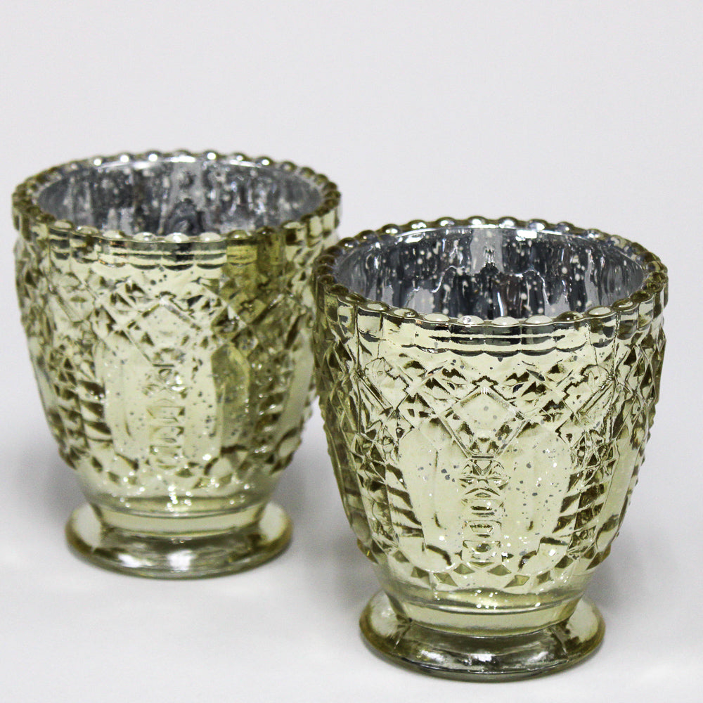 Richland Holder Royal Mercury Grande Metallic Gold Set of 36