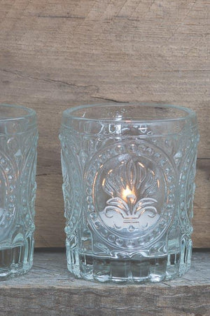Richland Votive Holder Clear Textured Glass Set of 48