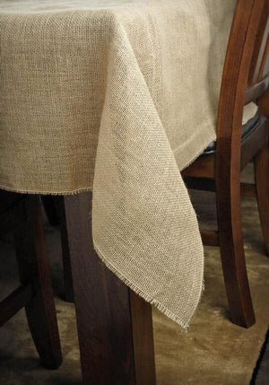 square burlap tablecloth 64 inch