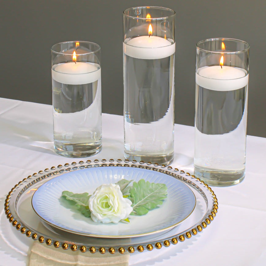 richland 13 gold beaded glass charger plate set of 12