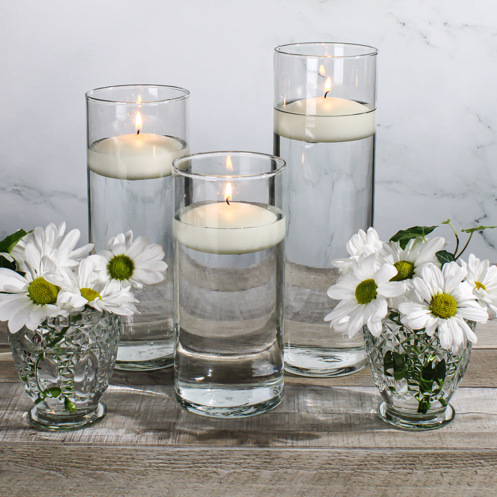Richland Floating Candles 3" Light Ivory Set of 96