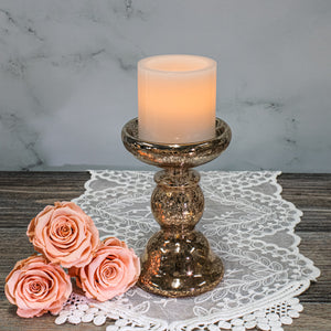 Preserved Roses Peach 2.5" (Pack of 6)