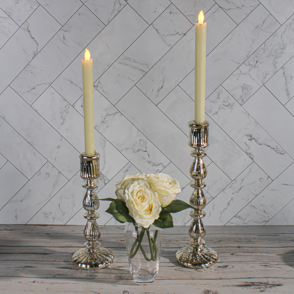 Richland Ivory LED Taper Candles 9.75" Set of 24