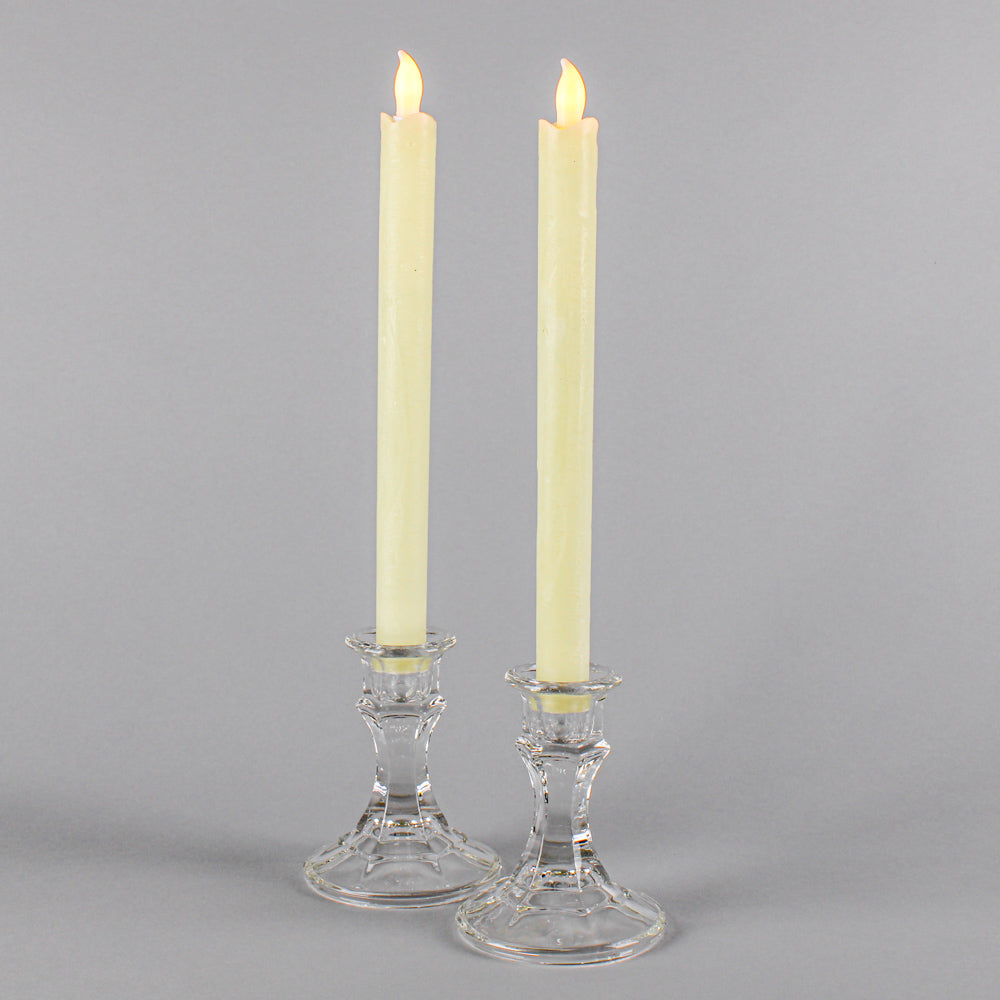 Richland Ivory LED Taper Candles 9.75" Set of 24