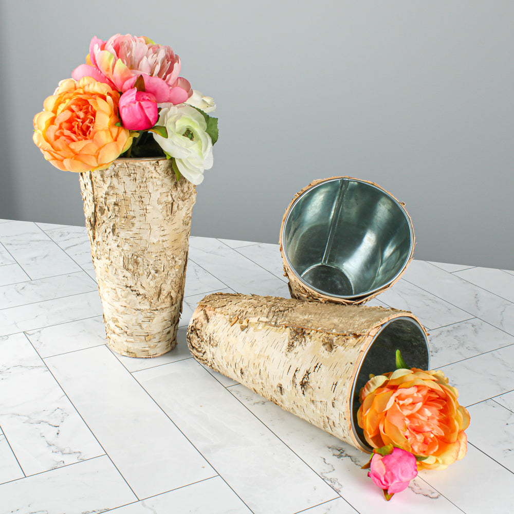 birch bark vases 9 zinc vase wrapped in birch