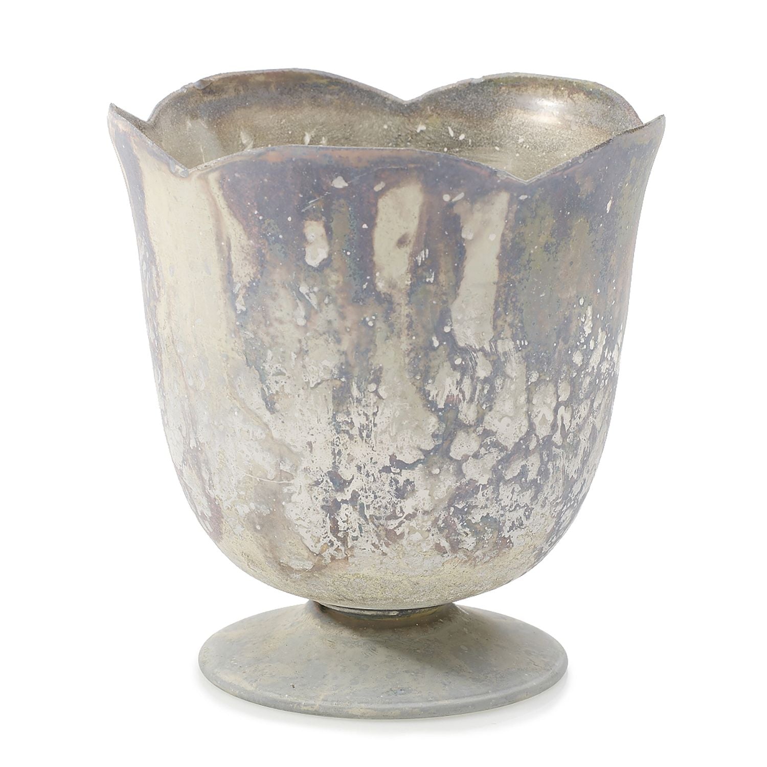 Chelsea Vase 4.75" x 5" Marbled