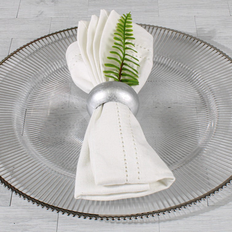 richland napkin ring 2 3 silver set of 12