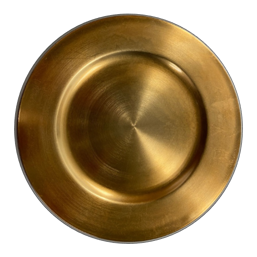 Richland Plain Charger Plate 13" Gold