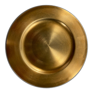 Richland Plain Charger Plate 13" Gold