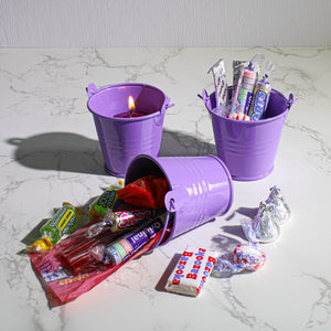 Richland 2" Iron Favor Bucket, Purple Set of 100
