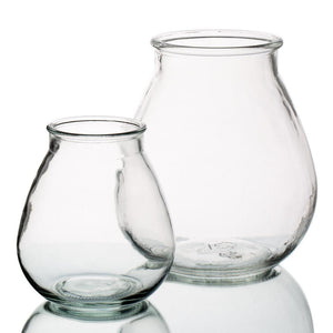 halcyone vintage glass vase large
