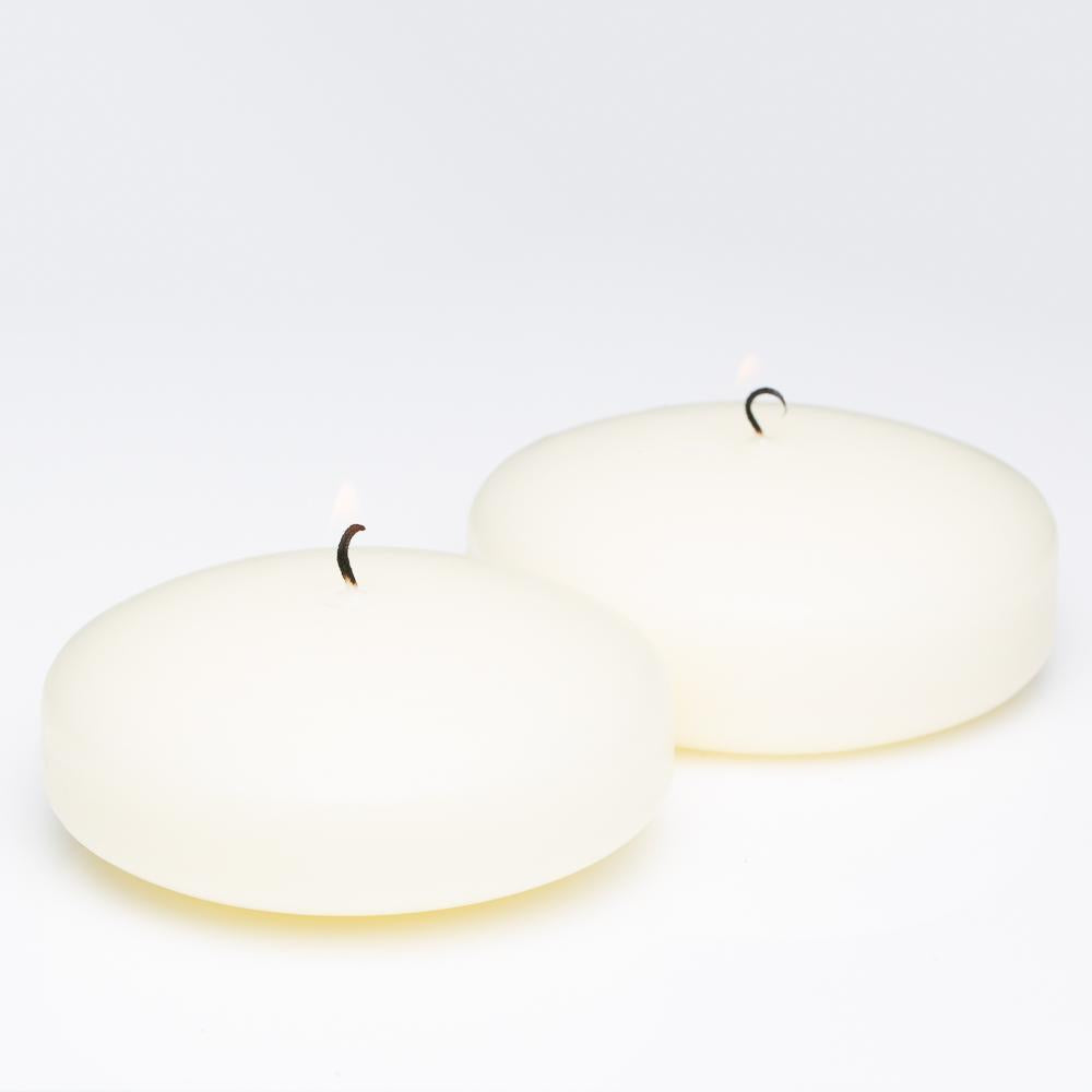 Richland Floating Candles 3" Light Ivory Set of 12