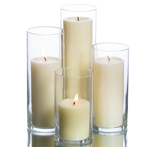 richland pillar candles eastland cylinder holders set of 48
