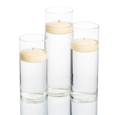Richland Floating Candles & Eastland Cylinder Holders Set of 4