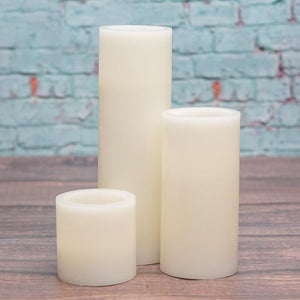 Richland Flameless LED Pillar Candle 3"x6" Ivory