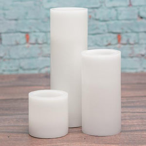 Richland Flameless LED Pillar Candle 3"x3" White