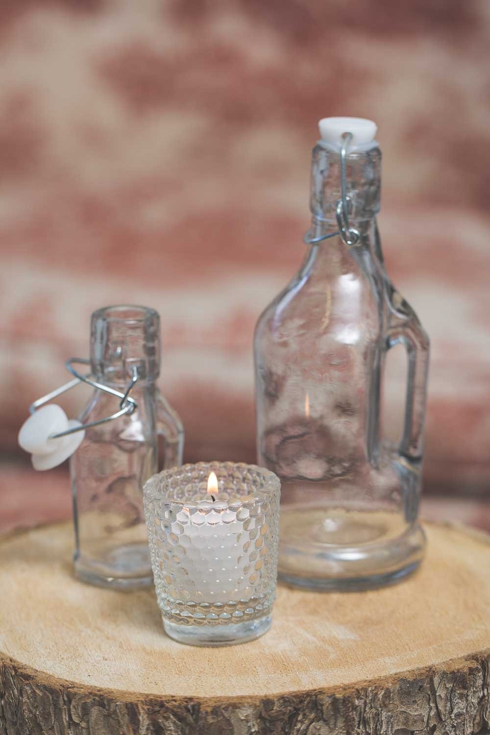 richland large glass jar with topper set of 24