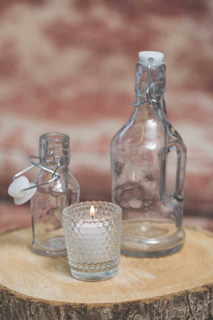richland large glass jar with topper set of 24