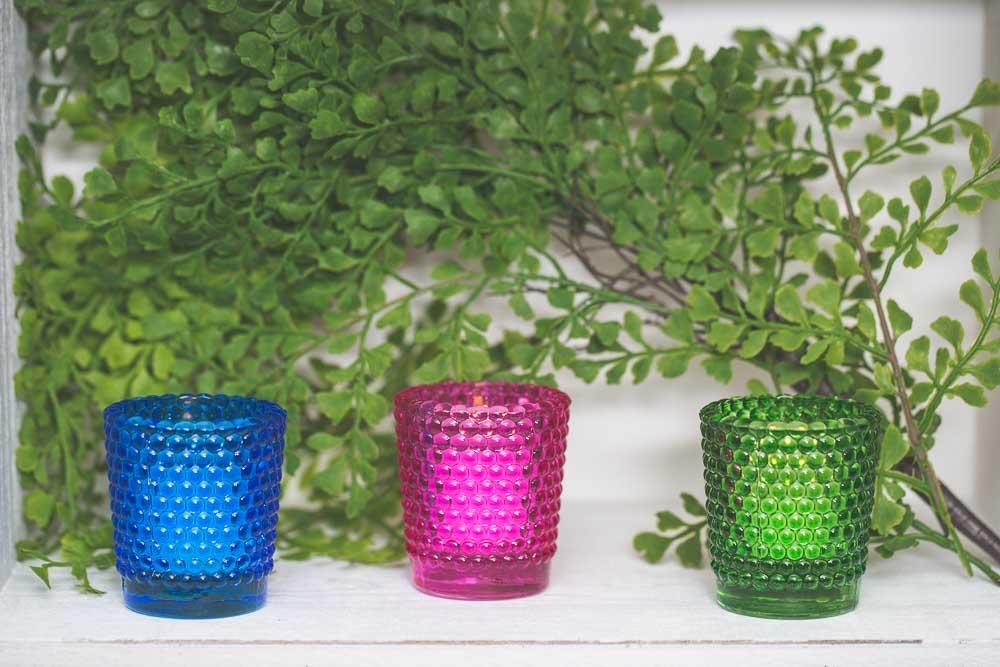 richland votive holder hobnail pink set of 72