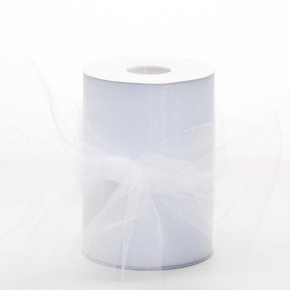richland tulle roll 6 x 100 yards wedding white