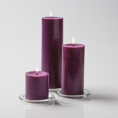 pillar candles square holders set 18